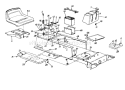 Page G Diagram and Parts List for 13AX614G401 1997 Yard Man Lawn Tractor
